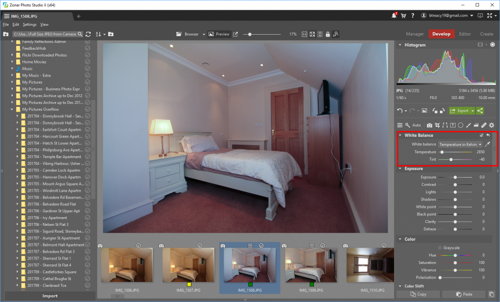 Photo Editing Demo - Bedroom